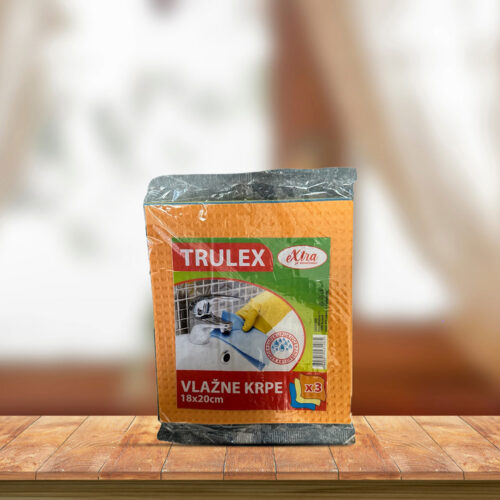 TRULEX VLAŽNE KRPE 18X20CM (3 KOM)